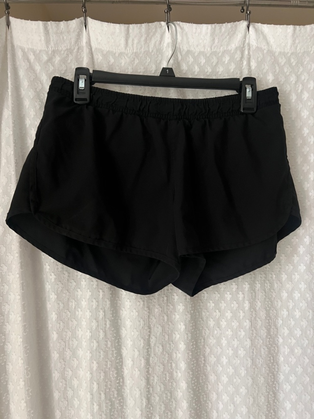 Old Navy Black Layered Athletic Shorts